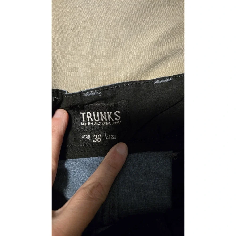 Mens TRUNKS Heather Blue Size 36